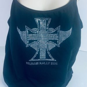 Sturgis women’s tank top medium large xl diamond